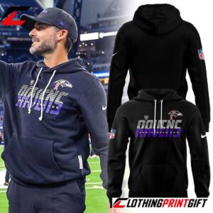 Baltimore Ravens Coach Jesse Minter Special Edition Football Fan Hoodie