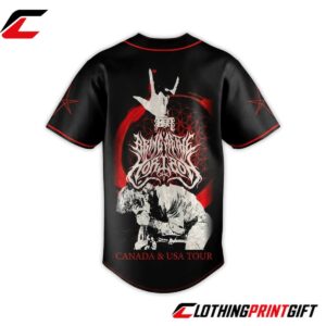 Bring Me The Horizon 2026 North American Tour Black And Red Concert Baseball Jersey Clothingprintgift 3