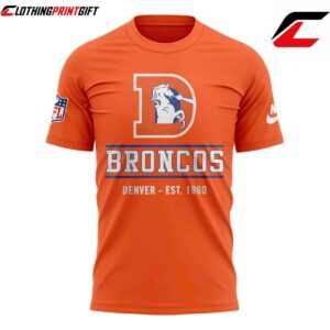 Denver Broncos 2026 Throwback Sideline Football Fan T Shirt Clothingprintgift 3