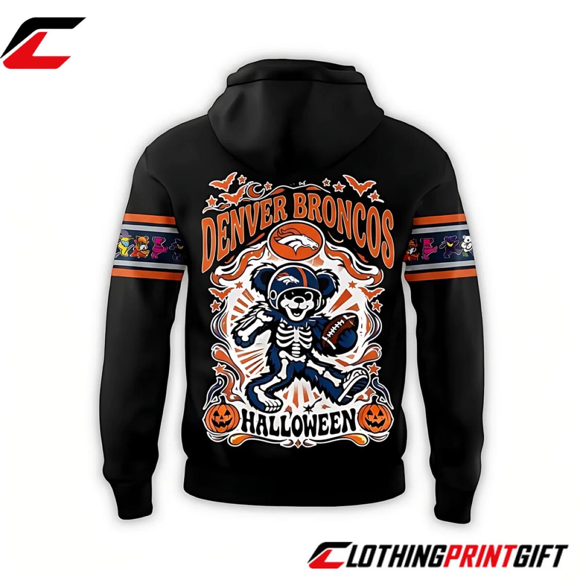 Denver Broncos x Grateful Dead 2026 Halloween Special Edition Football Fan Hoodie 6 Denver Broncos x Grateful Dead 2026 Halloween Special Edition Football Fan Hoodie Clothingprintgift 3