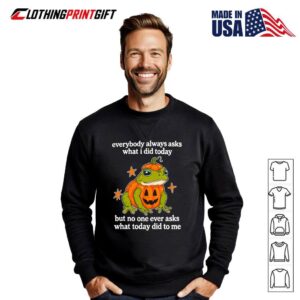 Funny Halloween Frog Pumpkin Costume Sarcastic Humor 2
