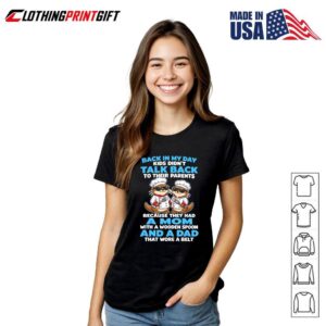 Funny Otter Back In My Day Kids Talk Back Vintage Humor 3