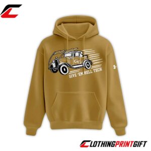 Georgia Tech Yellow Jackets 2026 Wreck Day Under Armour Football Hoodie Clothingprintgift 2