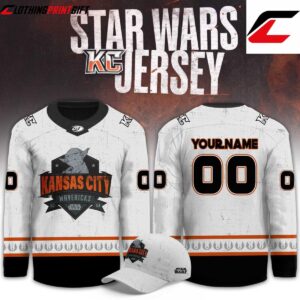 Kansas City Mavericks 2026 Star Wars Night Inspired Custom Hockey Jersey