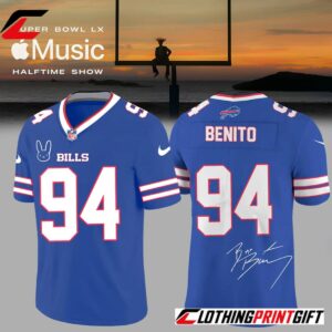 NFL x Bad Bunny Super Bowl Signature Edition Limited Football Fan Jersey Clothingprintgift 3