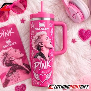 Pink Singer Be Bold Be Real Be You Concert Fan Tumbler