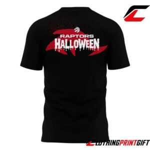 Toronto Raptors Halloween Night 2026 Black T Shirt Clothingprintgift 3